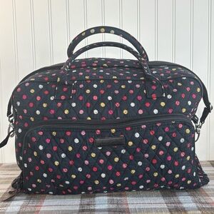 Vera Bradley Retired Havana Dot Quilted Travel Bag